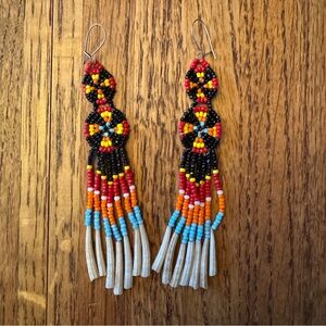 New Beaded Pierced Earrings